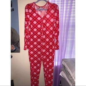 Pink and Red Onesie